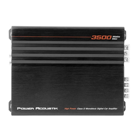 Power Acoustik CA1-3500D amplifier - top-panel view