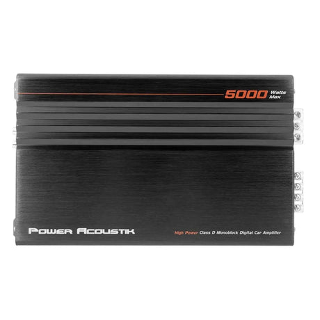 Power Acoustik CA1-5000D amplifier - top-panel view