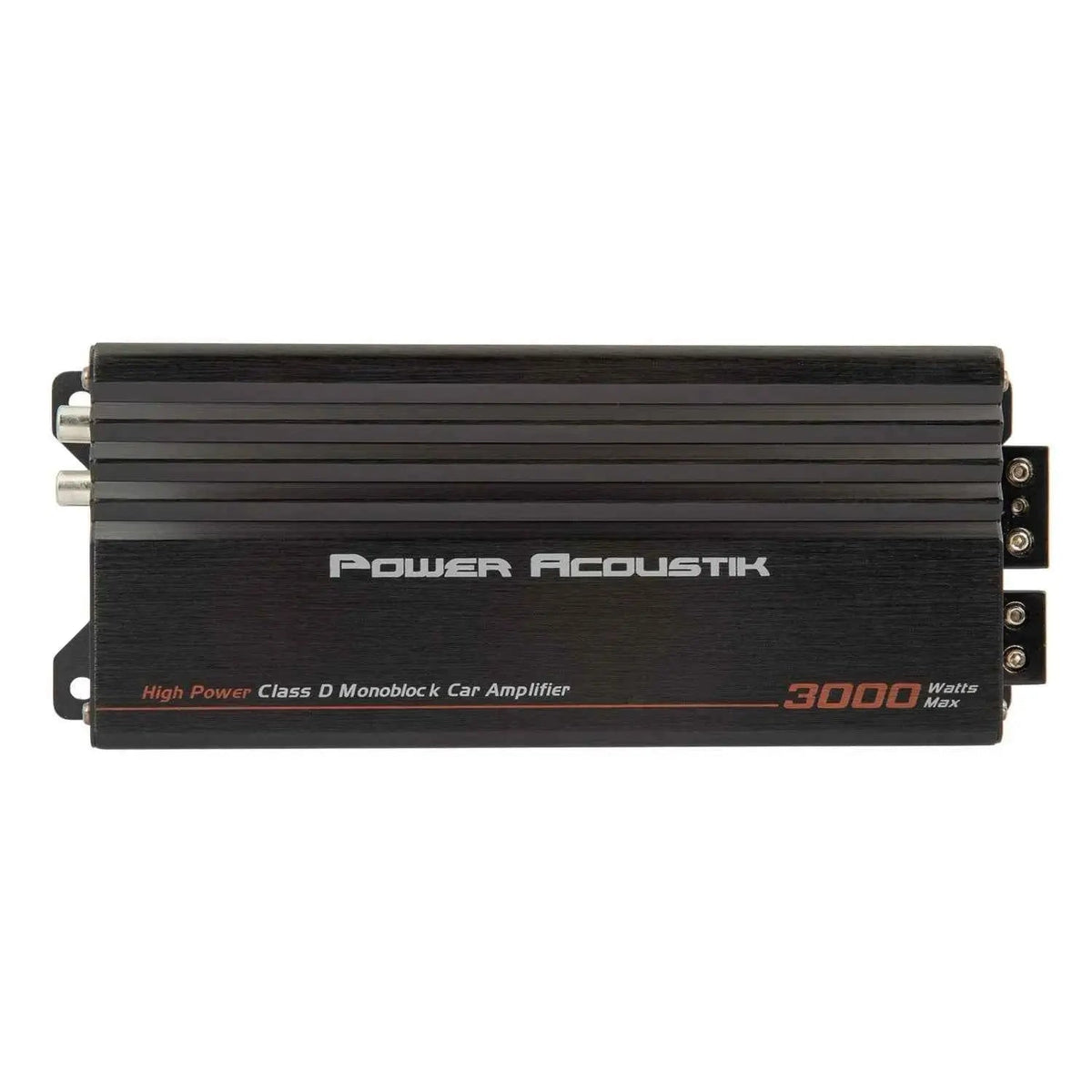 Power Acoustik MICRO1-3000D amplifier - top-panel view