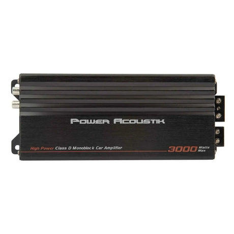 Power Acoustik MICRO1-3000D amplifier - top-panel view