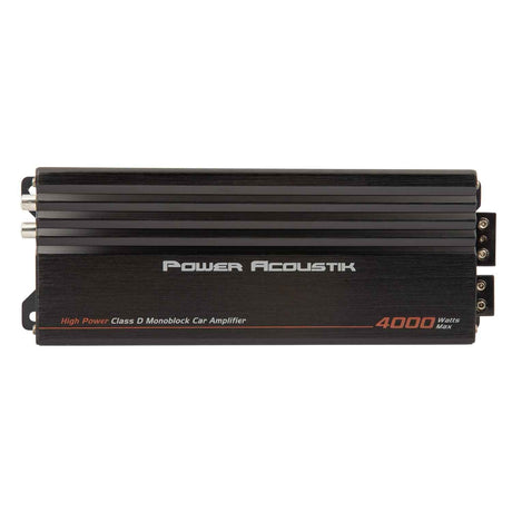 Power Acoustik MICRO1-4000D amplifier - top-panel view
