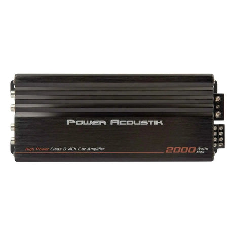 Power Acoustik MICRO4-2000D amplifier - top-panel view