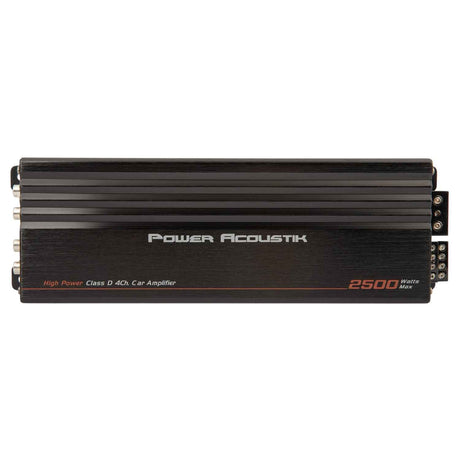 Power Acoustik MICRO4-2500D amplifier - top-panel view