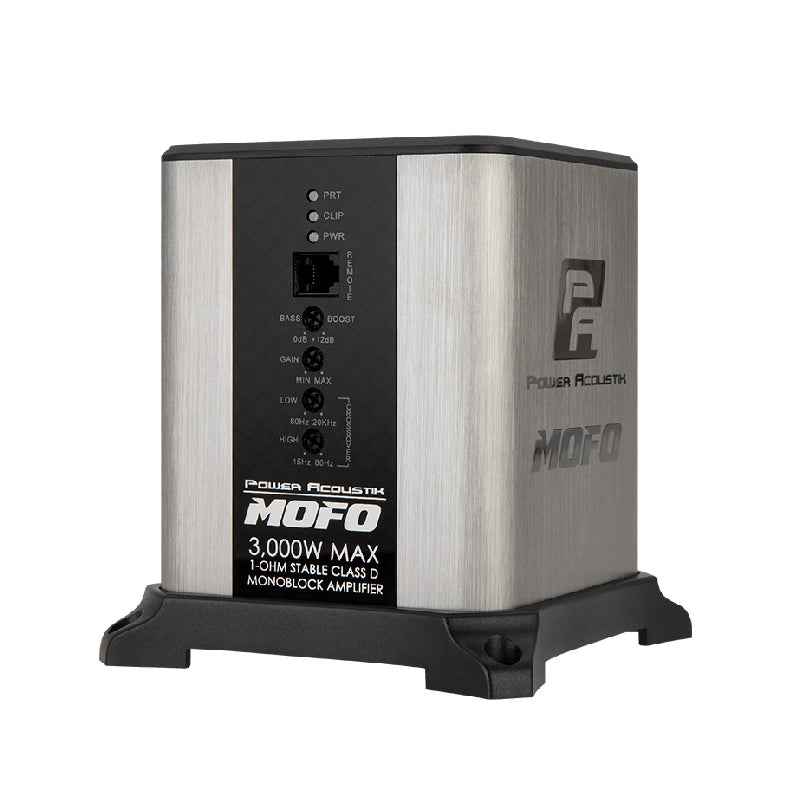 Power Acoustik MOFO1-3KD amplifier - opposite-angle view