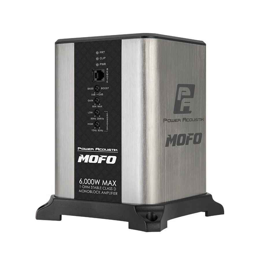Power Acoustik MOFO1-6KD amplifier - opposite-angle view
