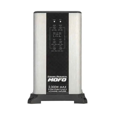Power Acoustik MOFO4-2KD amplifier - adjustment control panel