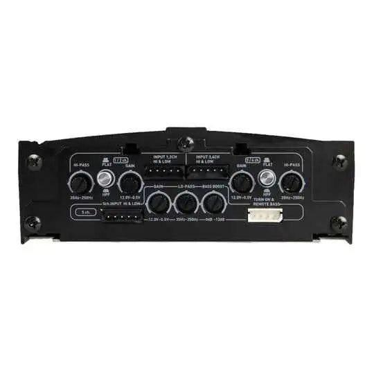 Power Acoustik RZ5-2500D RCA connections and adjustment controls
