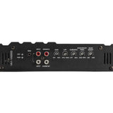 Power Acoustik VA1-10000D RCA connections and adjustment controls