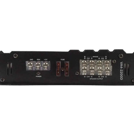 Power Acoustik VA4-2200D power and speaker terminal panel