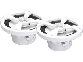 PowerBass XL-62M white 6.5-inch marine coaxial speakers, pair