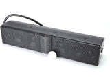 PowerBass XL-650 sound bar, front view with golf ball for scale