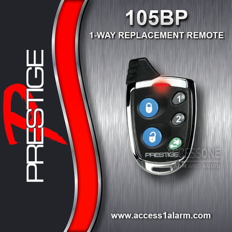 Prestige 105BP replacement remote control