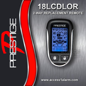 Prestige 18LCDLOR replacement remote control