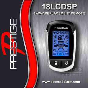 Prestige 18LCDSP replacement remote control