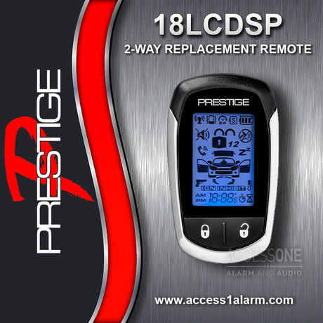 Prestige 18LCDSP replacement remote control