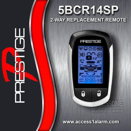 Prestige 5BCR14SP replacement remote control