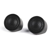 Pride dome tweeter pair shown in angled mounting cups