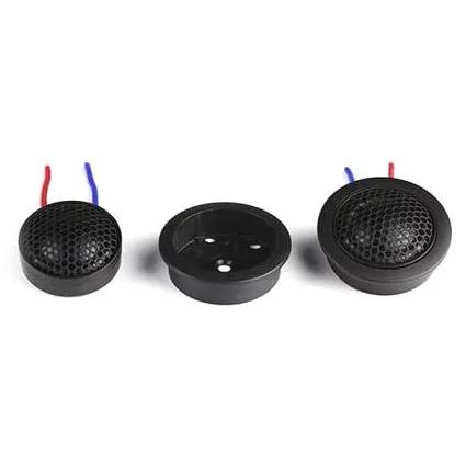 Pride dome tweeters with a separate mounting cup and an assembled housing