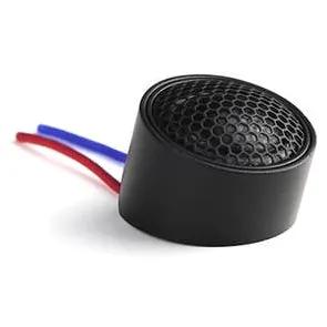 Pride dome tweeter in a cylindrical mounting cup with red and blue leads
