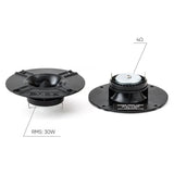 Pride Hyper Tone Light tweeters shown from front and rear with 4-ohm and 30 W RMS graphic callouts