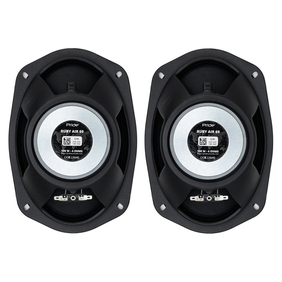 Pride Ruby Air 69 6×9" Midrange Speakers, 100W RMS (Pair)