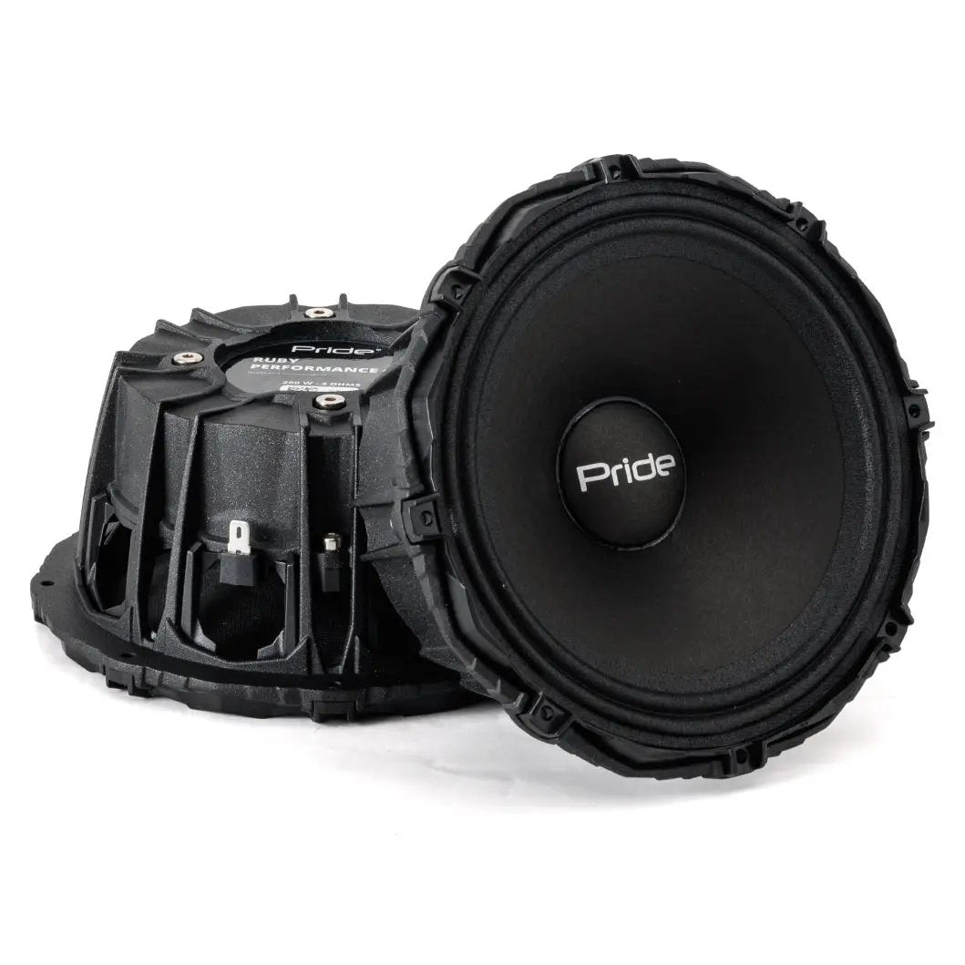 Pride Ruby Performance 6.5 Midrange Speakers, 200W RMS (Pair)