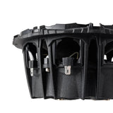 Close-up of a Pride Ruby Performance speaker basket and terminals