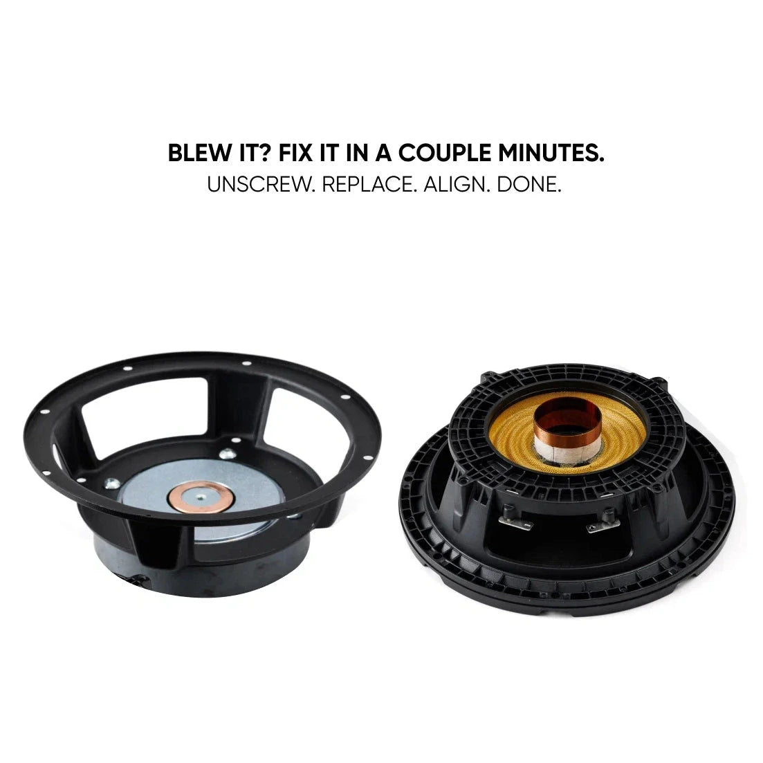 Pride Solo 140 6.5 disassembled for repair: unscrew, replace and align the cone module
