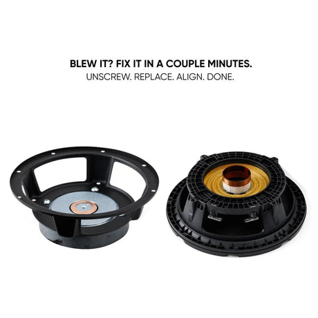 Pride Solo 140 6.5 disassembled for repair: unscrew, replace and align the cone module