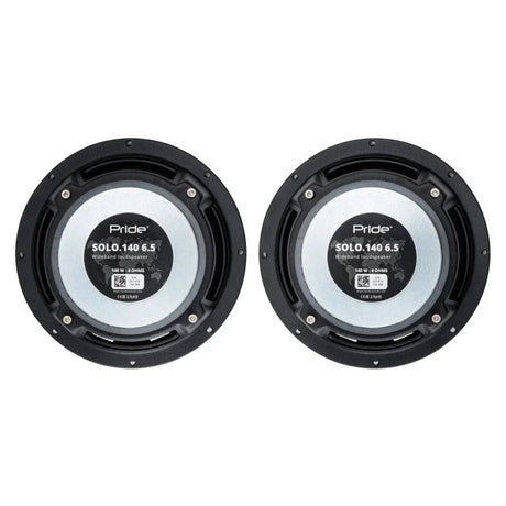 Pride Solo 140 6.5 Midrange Speakers, 140W RMS (Pair)