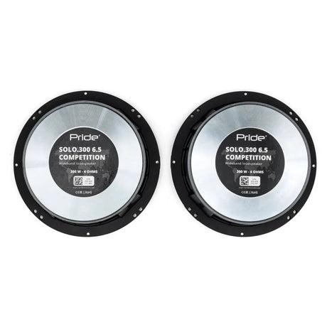 Pride Solo 300 6.5 Competition Speakers, 300W RMS (Pair)