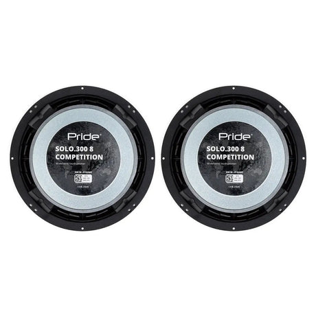 Pride Solo 300 8 Competition Speakers, 300W RMS (Pair)