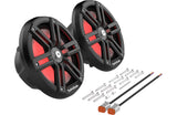 Rockford Fosgate M2-8B product with included accessories