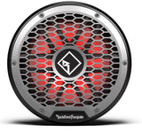 Rockford Fosgate M2D2-10IB-G2 stainless-steel grille view