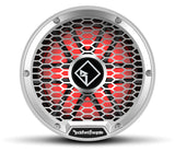 Rockford Fosgate M2D2-12S stainless grille view