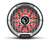 Rockford Fosgate M2D2-12SB stainless grille view