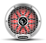 Rockford Fosgate M2D4-12I stainless grille view