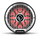 Rockford Fosgate M2D4-12SB stainless-steel grille view