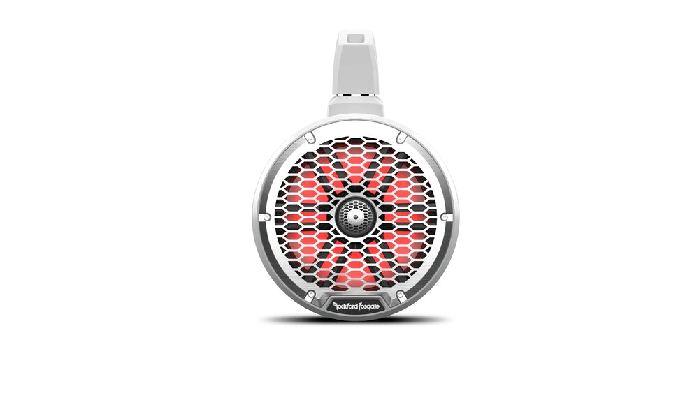 Rockford Fosgate M2WL-8 stainless-steel grille view