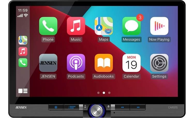 Jensen CAR1415 14″ Touchscreen Receiver | Wireless CarPlay, Android Auto, Maestro