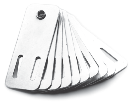 Directed 8614 Straight Pin Switch Brackets, 10-Pack