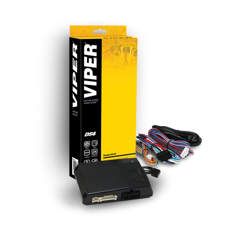Viper DS4V remote-start base kit with module, wiring harnesses and DS4V retail box