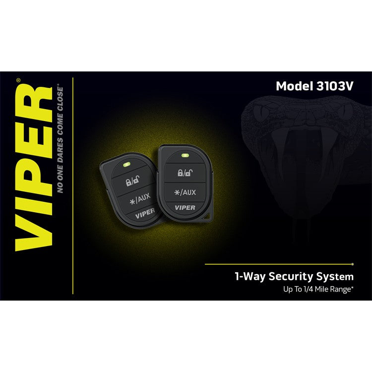 Viper 3103V 1-Way Security System product image 2