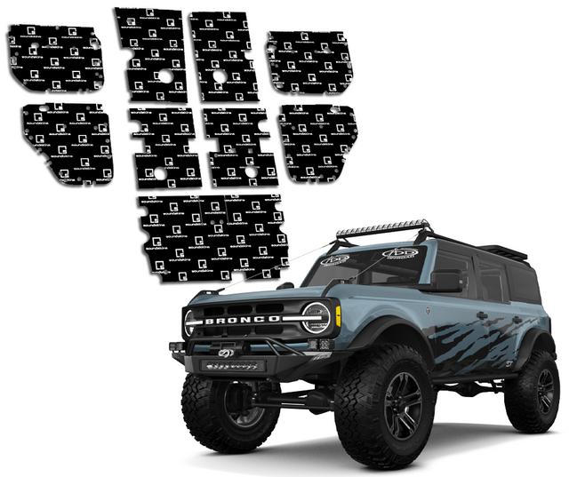 SoundSkins 2021+ Ford Bronco Four-Door and Floor Sound Deadening Kit - product image