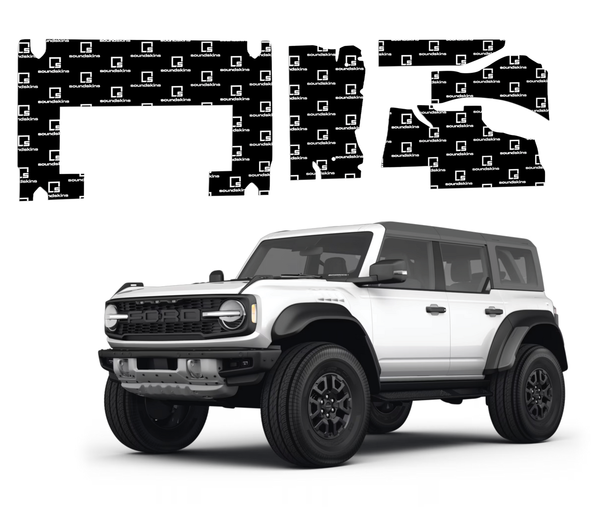 SoundSkins 2021+ Ford Bronco Four-Door Trunk Sound Deadening Kit - product image
