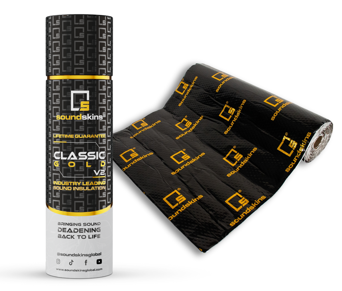 SoundSkins Classic Gold V2 Sound Deadening Roll, 38.75 sq ft - product image