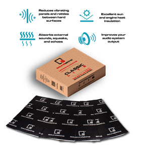 SoundSkins Classic LITE Sound Deadening Sheets, 50.58 sq ft - product image