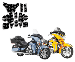 SoundSkins 1998-2013 Harley-Davidson Street Glide/Electra Glide Fairing Sound Deadening Kit - product image