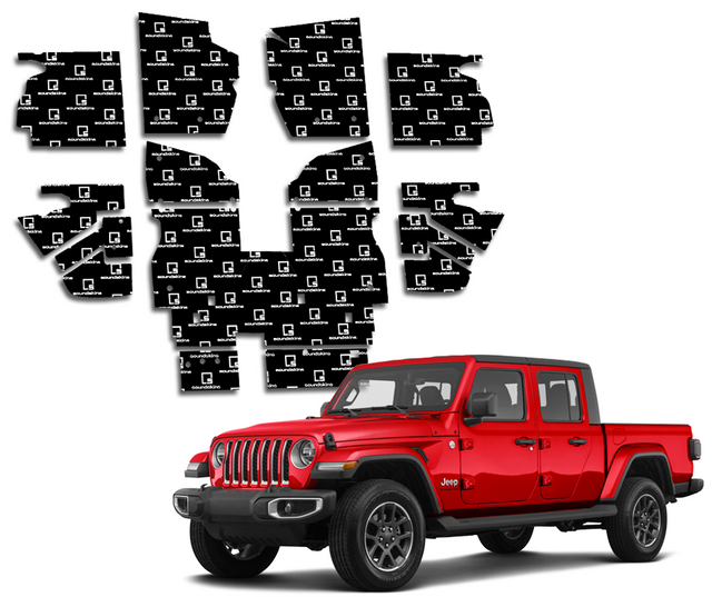SoundSkins 2020+ Jeep Gladiator Door and Floor Sound Deadening Kit - product image