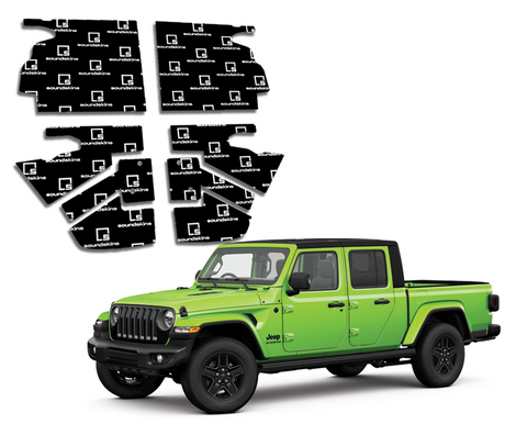 SoundSkins 2020+ Jeep Gladiator Four-Door Sound Deadening Kit - product image